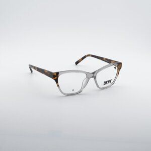 DKNY DK5057 310 Eyeglasses - Slate Sage/Havana 53mm Cat Eye Frame